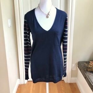 Wrap London Sweater Merino Wool Navy Blue (6)